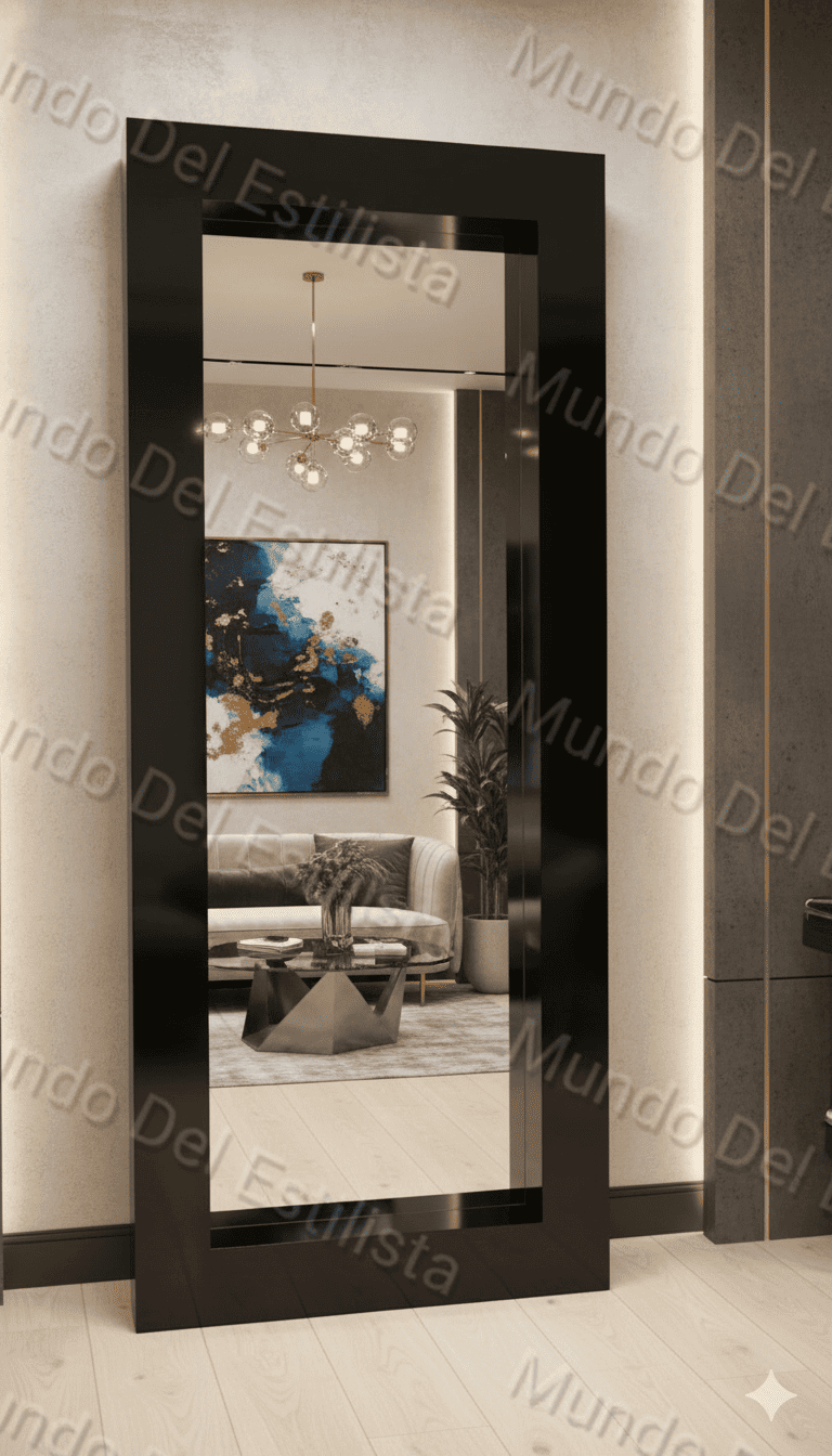 espejo armando negro