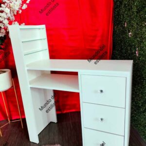 Mesa uñas con esmaltero